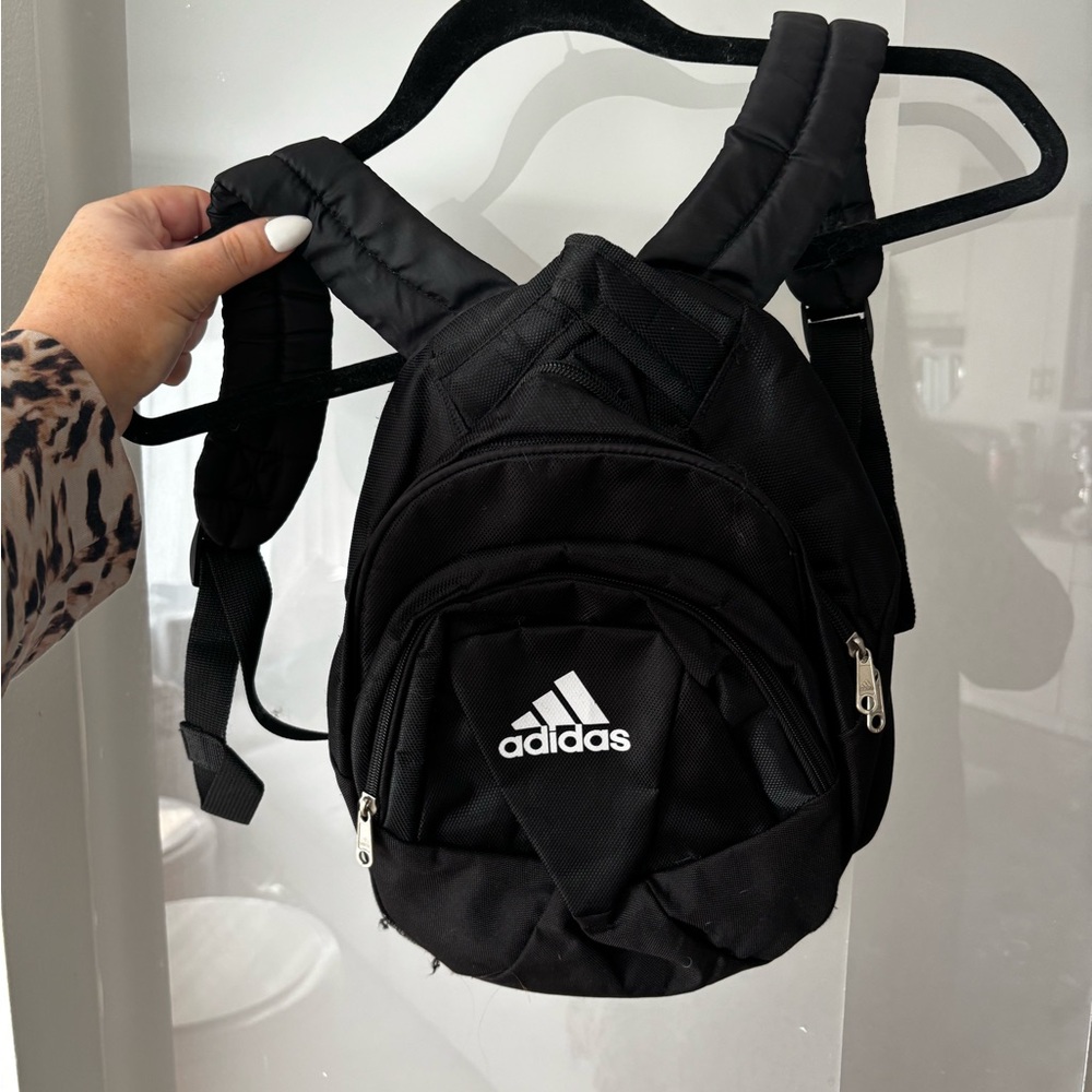 Adidas Black Mini Backpack with Durable Padded Straps (see photos)